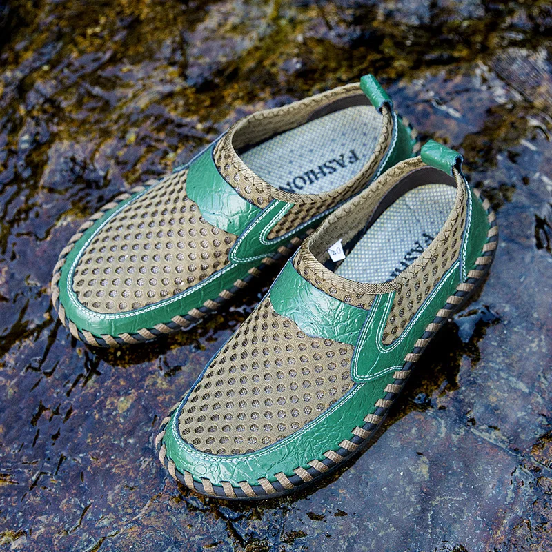 

Men's shoes summer new men's joker casual shoes trend breathable mesh shoes simple lightweight outdoor sports shoes