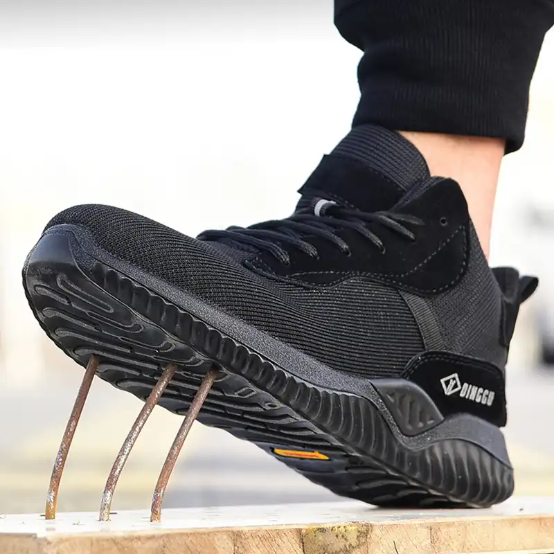 抗刺すブーツ男性の作業靴不滅安全ブーツ仕事スニーカー保護安全靴メンズワークブーツ21 作業 安全ブーツ Aliexpress