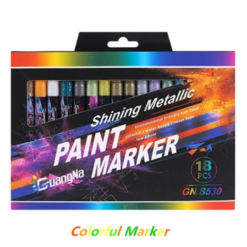 

NEW GN Markers 6/12/18/24 Colors 0.7mm/2.0mm line width Color Sketch Art Marker Pen For Artist Manga Markers Art Supplies School