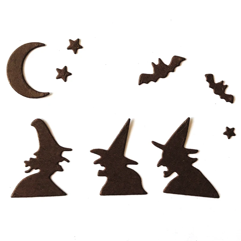 

Halloween witch Metal Cutting Dies diy Scrapbooking Photo Album Decorative Embossing PaperCard Crafts Die 2020