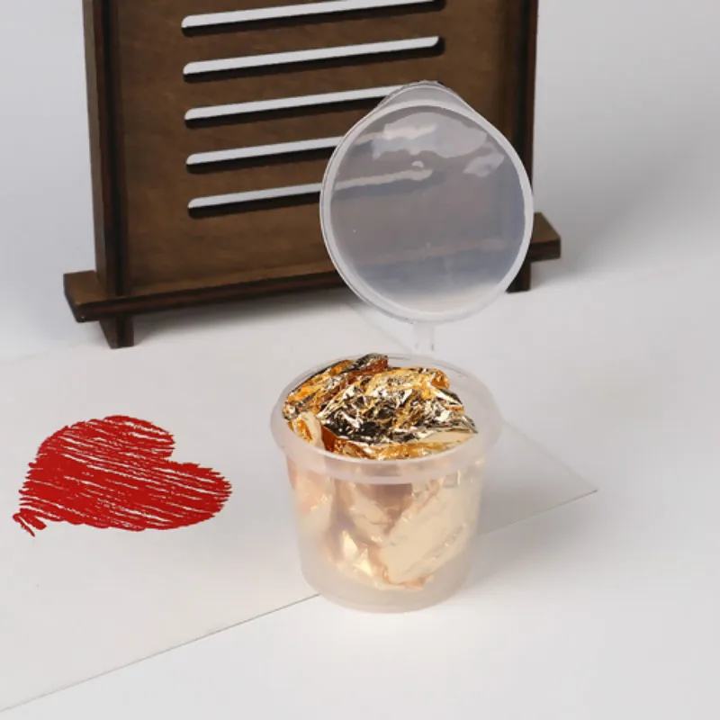 Doreen Box Серебряные/золотистые алюминиевые фольга смолы DIY модные ювелирные инструменты 40 мм(1 5/") x 33 мм(1 2/8"), 4 коробки