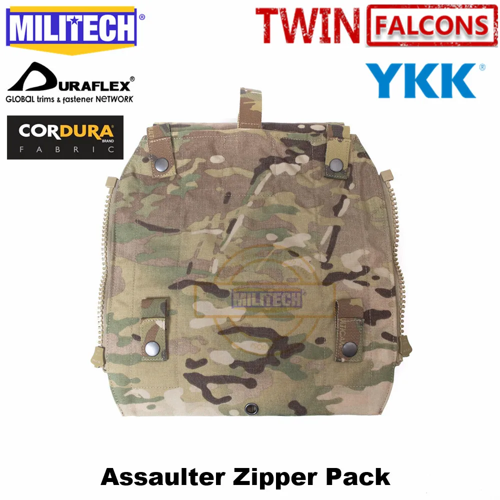 MILITECH TWINFALCONS TW 500D Delustered Cordura Crye CP Многокамерный пакет на молнии панель для JPC CPC AVS военный Молл молния пакет