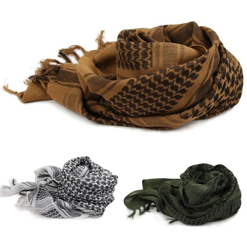 Tactical Desert Scarf Arabic Head Wrap Military Head Scarf Women Headscarf
