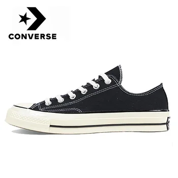 

Original Converse Chuck Taylor CTAS 70 Low 1970s men and women unisex Skateboarding sneakers Classic Black flat canvas Shoes