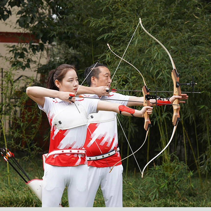 Details about   Professional Recurve Long Archery bow 62/48 in Wooden Hunting Outdoor Sport Gift 