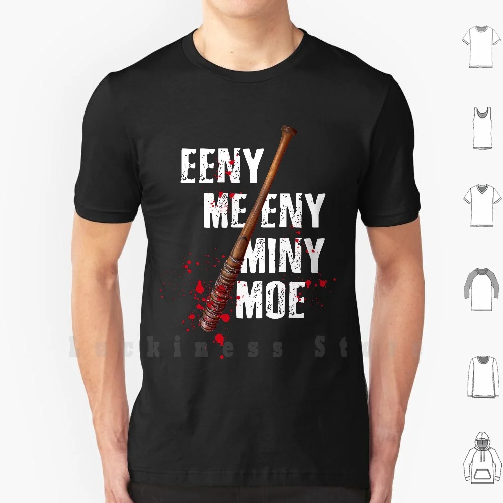Eeny Meeny Miny Moe Dizajnerskaya Futbolka Sdelaj Sam Hlopkovaya Futbolka Bolshogo Razmera Brilliant Hodyachie Mertvecy Bejsbol Letuchaya Mysh Zombi Lyusil Negan Muzhskaya Odezhda Aliekspress
