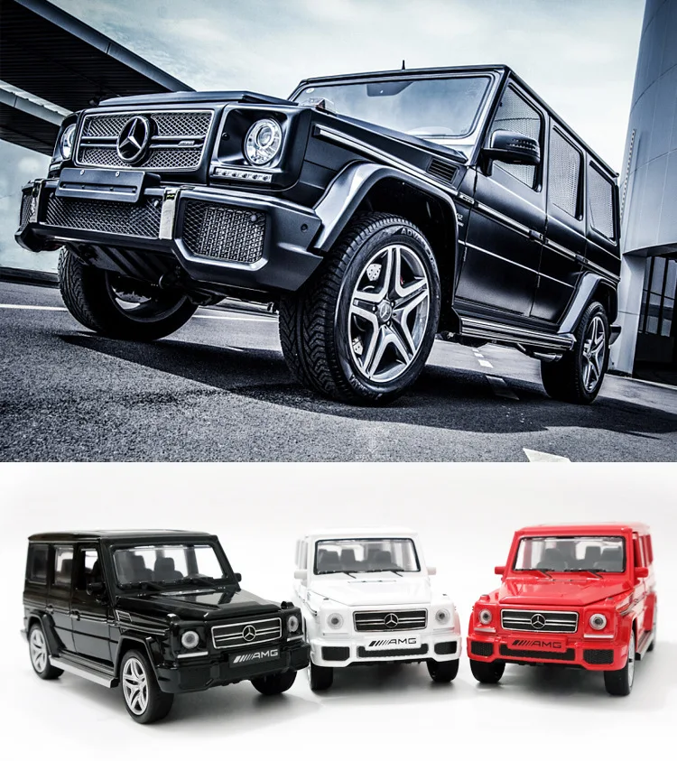 1:32 AMG G65 сплав оттягивающаяся назад модель автомобиля модель игрушки звук свет игрушка с инерционным механизмом автомобиль для G65 SUV AMG