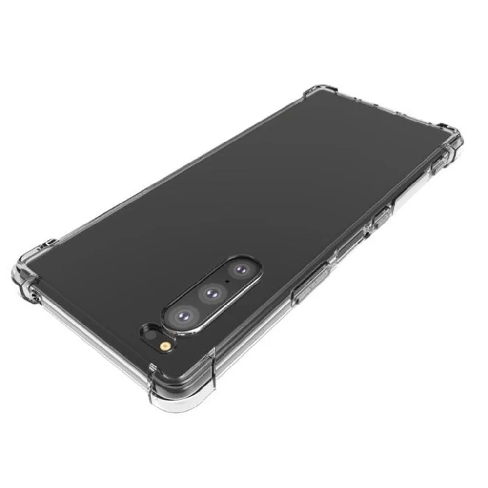 

Simple Transparent Soft TPU Case for Sony Xperia 5 Case Four-coners Anti-knock Protection Back Cover for Xperia5 6.1inch Coque