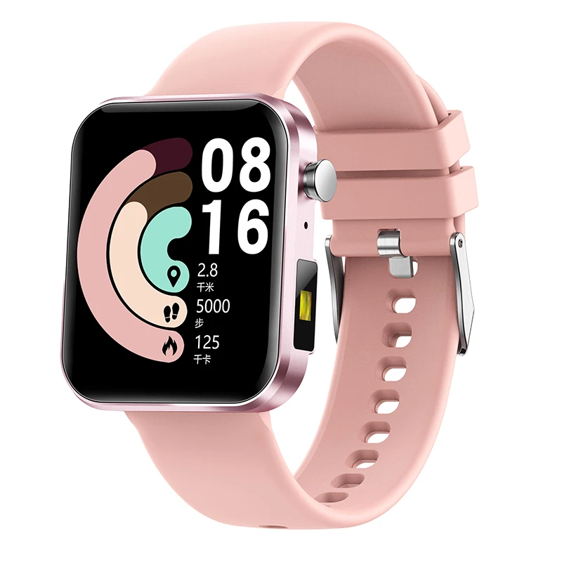 2021 New Body Temperature Smart Watch Women Full Touch Men Smartwatch IP68 Waterproof Fitness Bracelet LED light for Android IOS 
