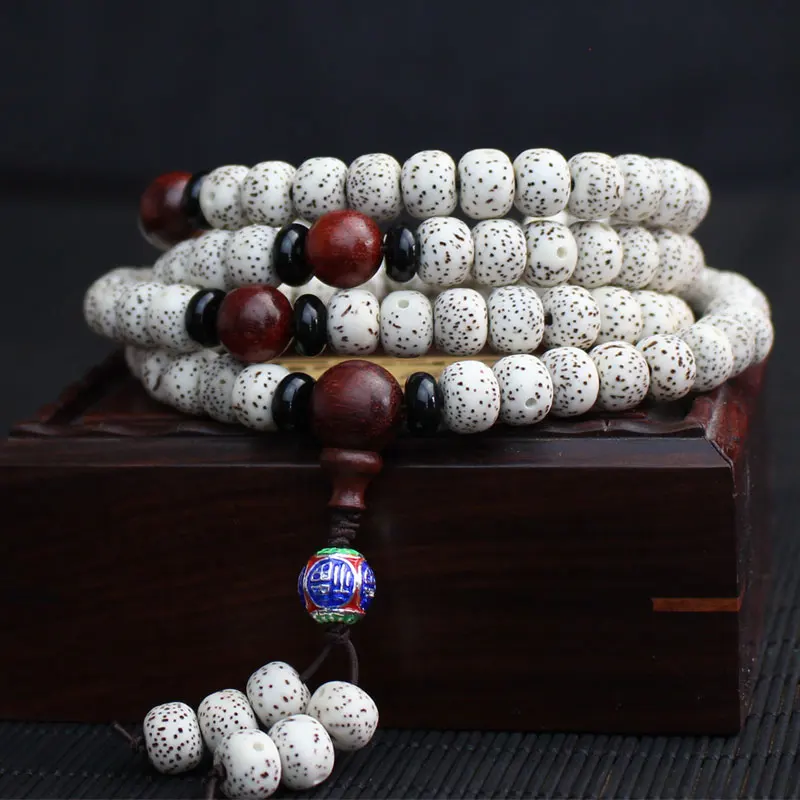 

Hainan Xingyue Bodhi Seed 108 Buddha Beads Men and Women Couple Bracelet