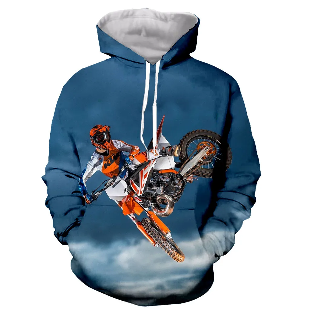 Motorcycle Motocross Funny New Fashion Long Sleeves 3D Print  Zipper/Hoodies/Sweatshirts/Jacket/Men/women Dropshipping mens jackets sale