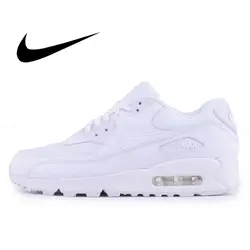 Оригинальный Nike Оригинальные кроссовки AIR MAX 90 ESSENTIAL для мужчин кроссовки Классические, модные, для улицы, Спортивная дышащая обувь Новый