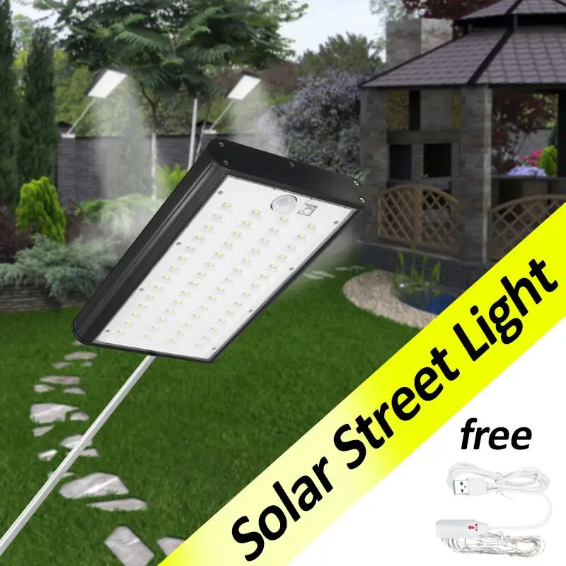 

LED Solar Light Motion Sensor Street Lamps USB Charging Garden Outdoor Energy Lighting Waterproof IP65 Wall Lights