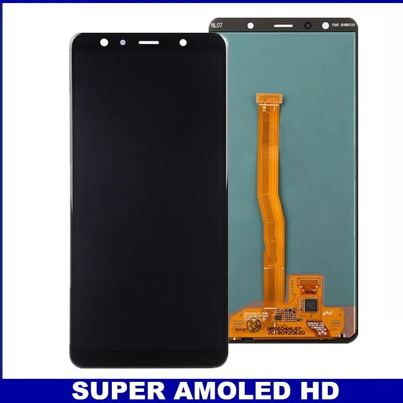 Тестирование заменить 6,0 ''для samsung Galaxy A7 A750 A750F SM-A750F ЖК-дисплей Дисплей кодирующий преобразователь сенсорного экрана в сборе