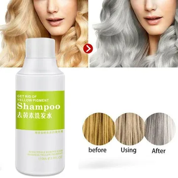 

100ml No Yellow Blonde Hair Shampoo Anti Brass Off Purple Shampoo Ulta Beauty Care Shiny Hair Color Dyed Treatment Hair Beauty