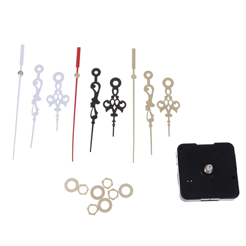 3-color Quartz Clock Repair Parts Wall-mounted Mute Large Moire Pointer Set For Movement | Дом и сад