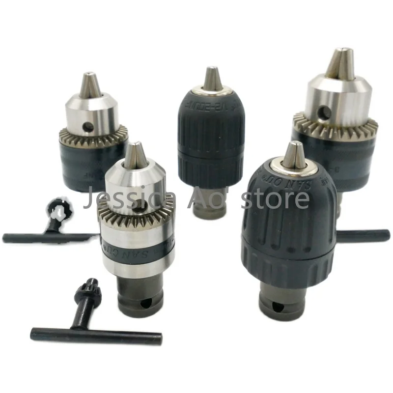 08-16mm 3/8 1/2 Electric Wrench Adapter Chuck Universal Sleeve Drill Automatic/Manual Lock Power Tool Accessories | Инструменты