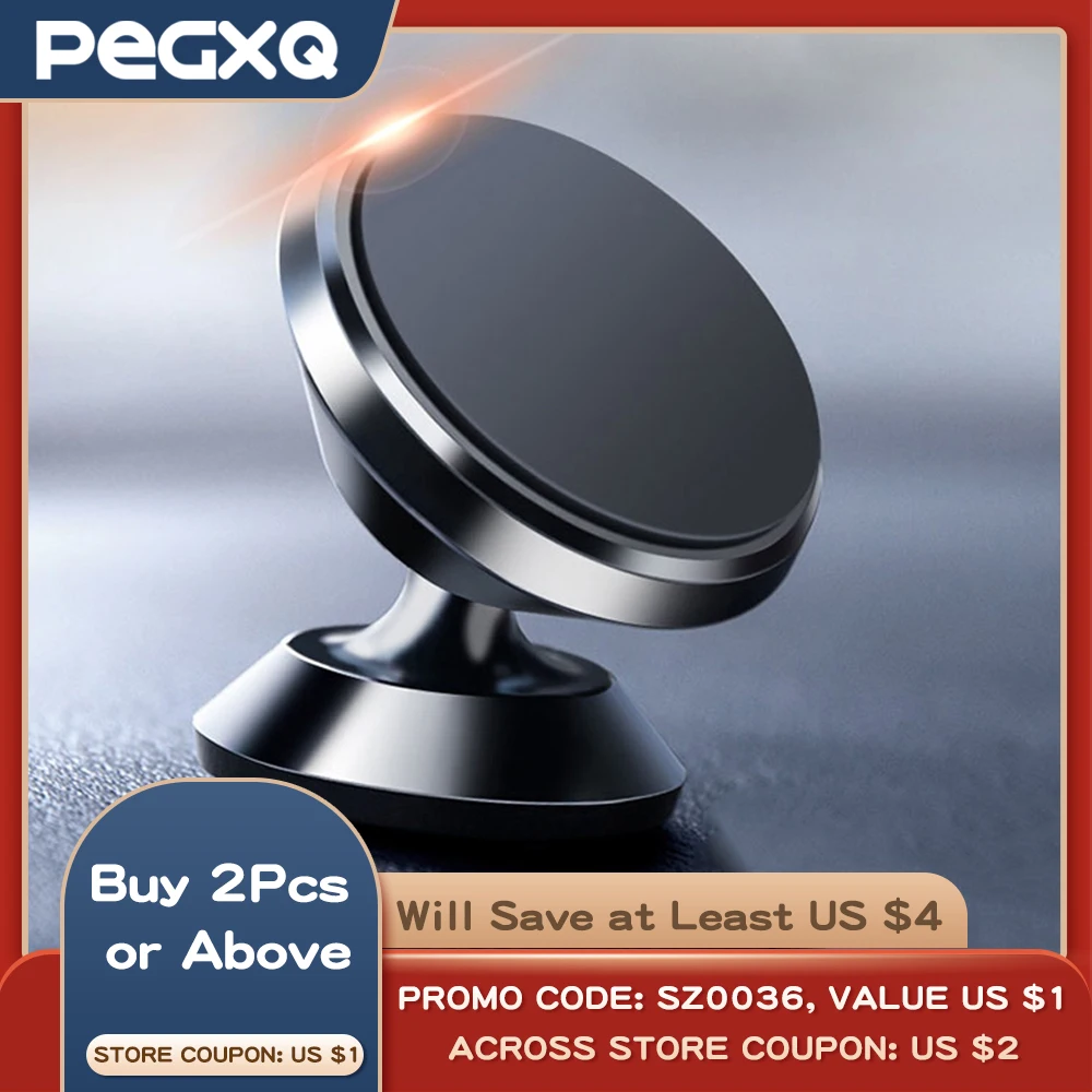 Магнитный автомобильный держатель для телефона с креплением на приборную панель