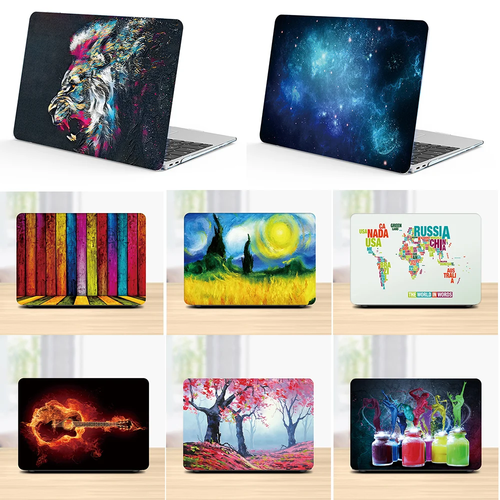 Жесткий Чехол-Обложка для клавиатуры Apple Mac book Pro Air Retina Touch bar 11 12 13 15 16 дюймов чехол