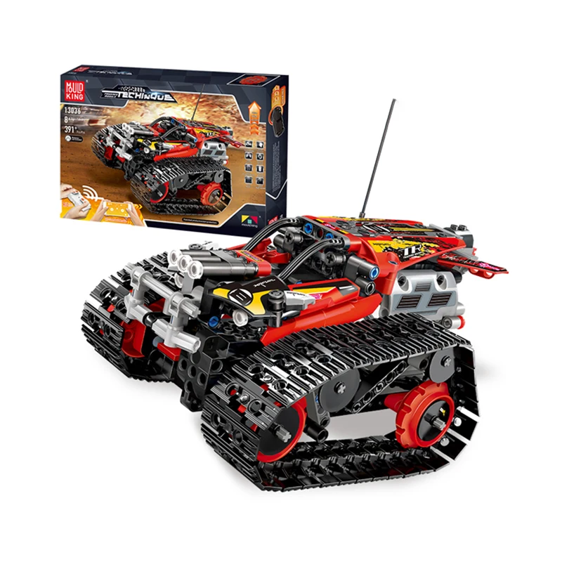 

2020 New Building Blocks Technic Car Model 391PCS Remote-Controlled Stunt Racer Bricks Electric Toys for Children Gift