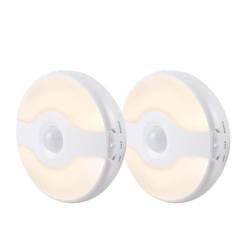 

Motion Sensor Light Indoor, LED Closet Light, Adjustable Brightness, Stick on Cabinet Light for Stair, Step, Hallway, Garage