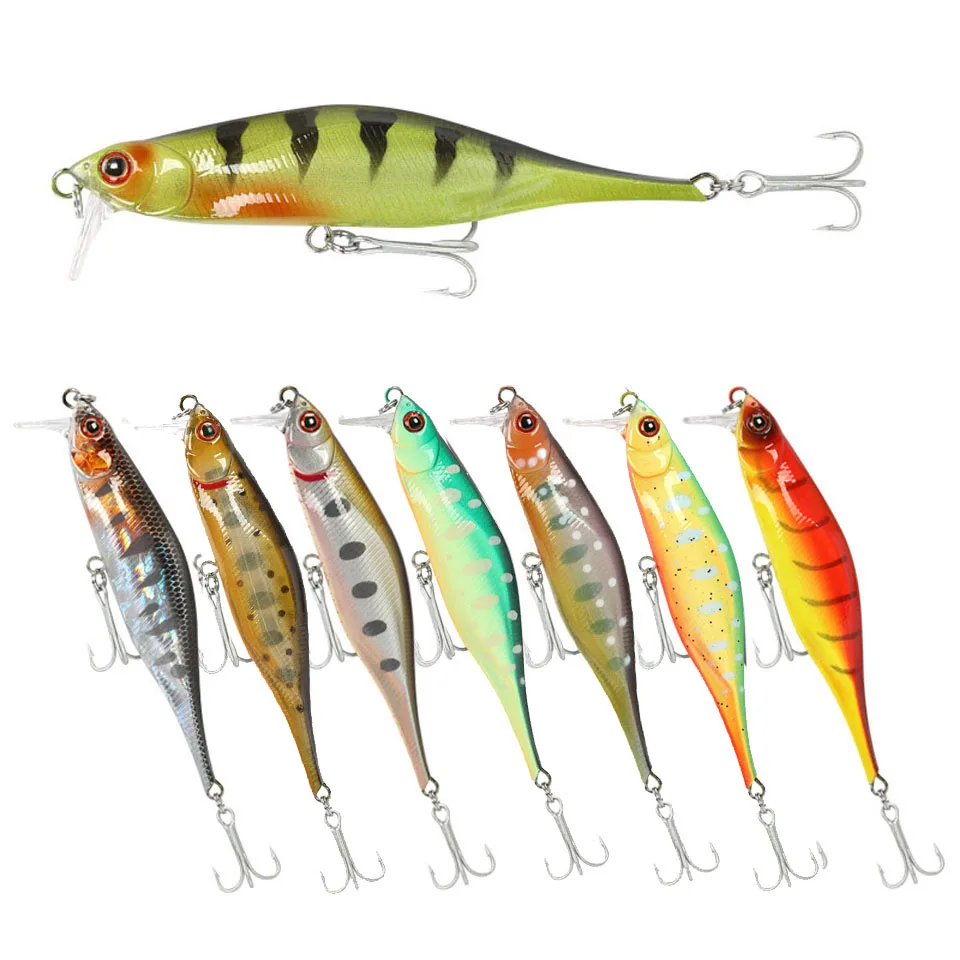  10cm 12g Suspension Fishing Minnow Lure Artificial Hard Crank Baits Swim Fishing Wobblers Japan Fis