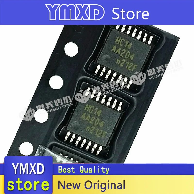 

10 шт./лот новый оригинальный SN74HC14PWR HC14 74HC14PW TSOP14 триггер/инверторного типа логическая микросхема в наличии