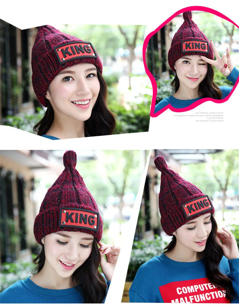 Популярные зимние шапки Skullies Beanies, женские шапки Beanies, женские бархатные теплые разноцветные шерстяные шапки, зимние шапки для женщин