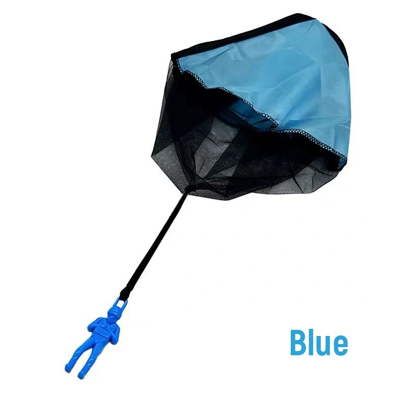 2PCS Hand Throw Soldier Parachute Toys Indoor Outdoor Games for Kids Mini Soldier Parachute Fun Sports Educational Toy Gifts Boy 9