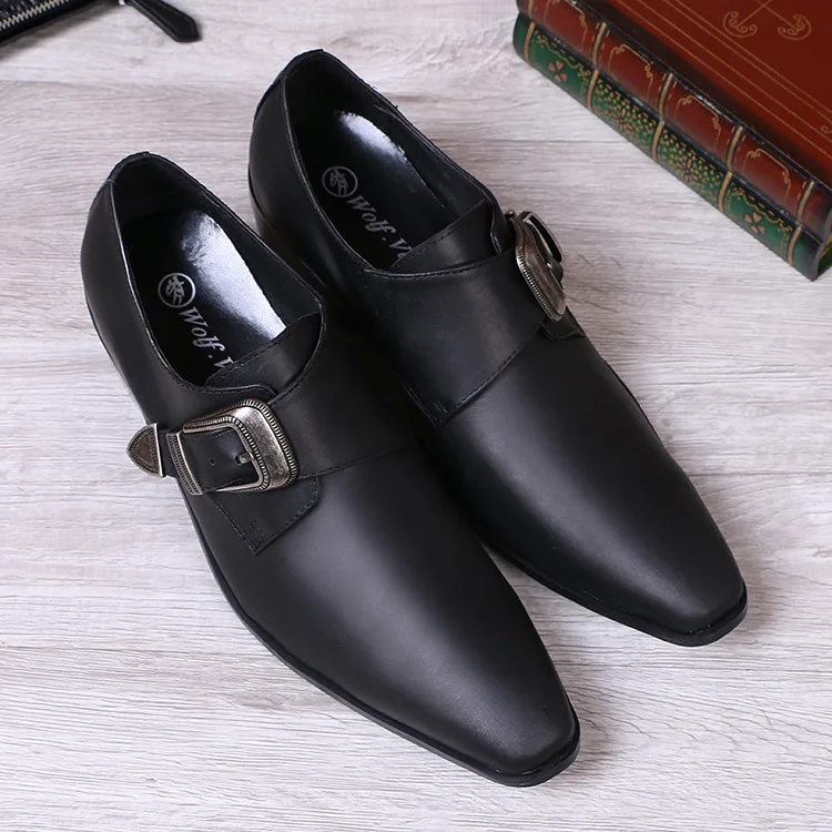 

Zapatos Hombre Casual Unique Cow Leather Japanese Style Fashion Loafers Pointed Toe Casual