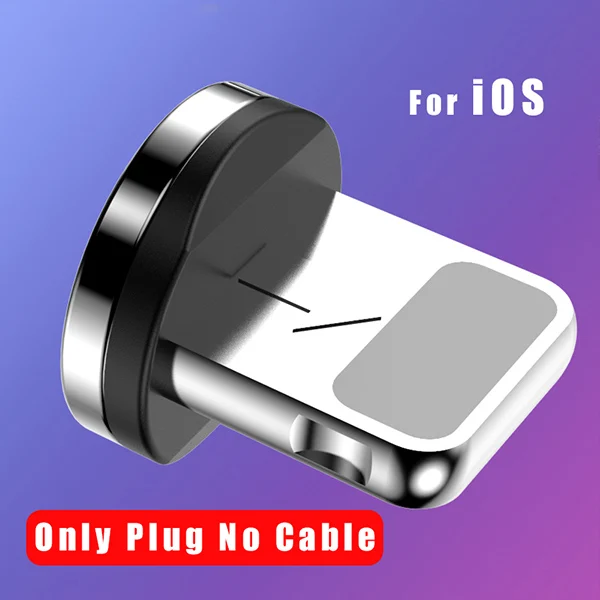 ACCEZZ 2 м Магнитный USB кабель для быстрой зарядки Micro usb type C для iPhone 11 Pro Max X XR samsung мобильный телефон магнит зарядное устройство Шнур - Цвет: Only For iPhone Plug