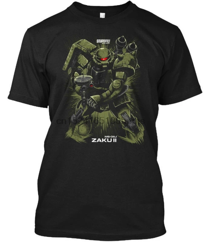 Футболка Zaku черные футболки одежда | Мужская