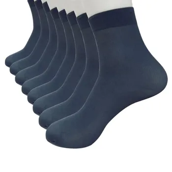 

8 Pairs Mens Socks Businness Casual Solid Color Sock Spring Summer Breathable High Quality Bamboo Fiber Sock Male Skarpetki meia