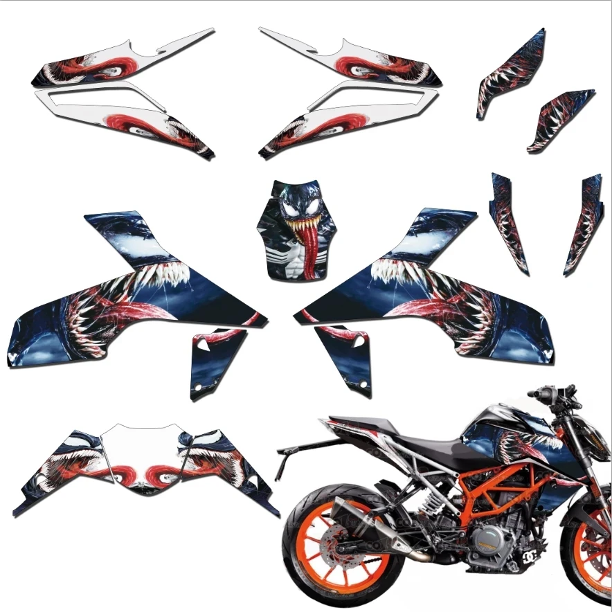 For Ktm 390 Duke Street Bike Personalised Motorcycle Stickers Decals