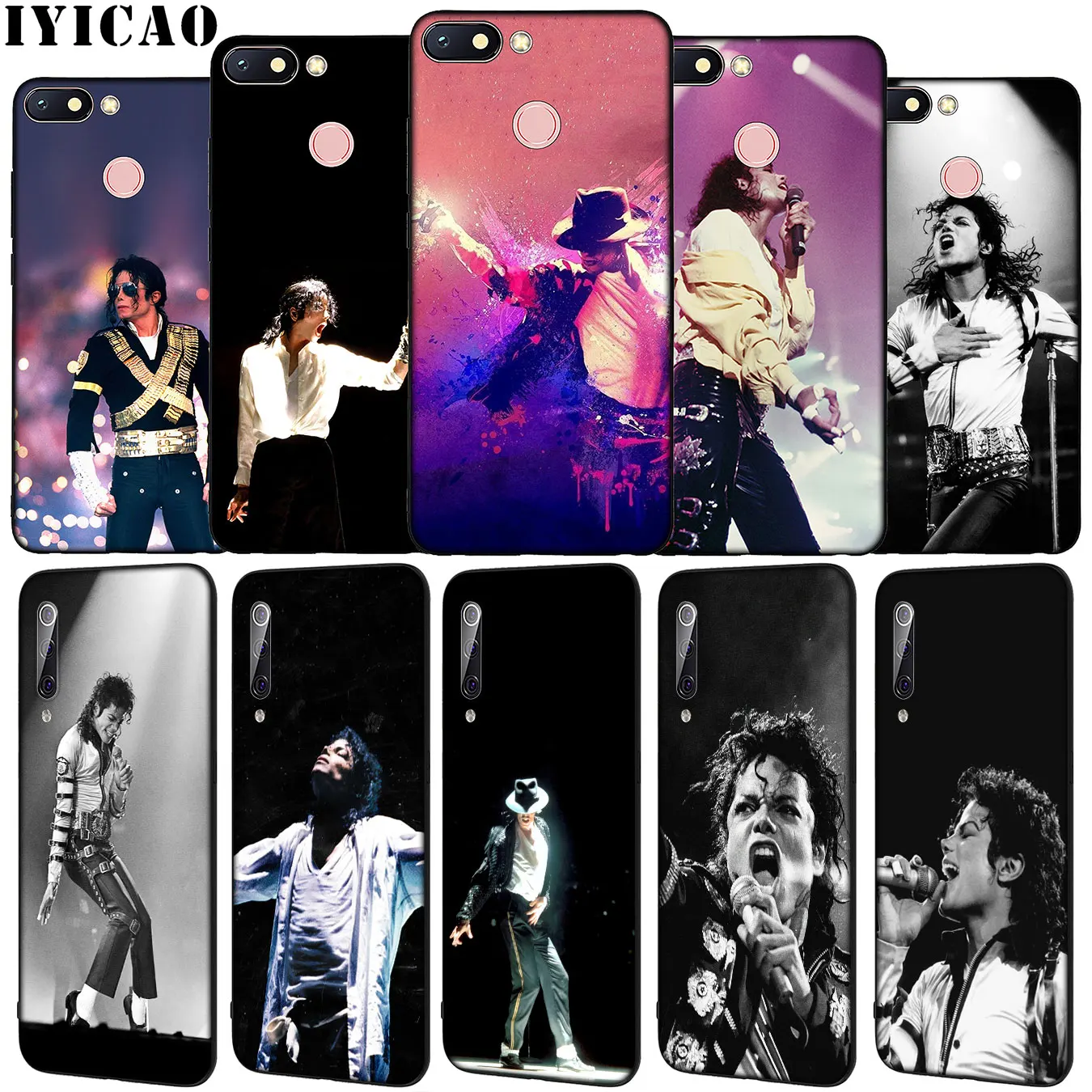 IYICAO Michael jackson singer Soft Silicone Phone Case for Xiaomi Redmi Note 8 8T 8A 7 7A 6 6A 5 5A GO S2 K30 K20 Pro Cover | Мобильные