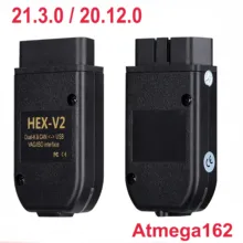 2021 Popolar HEX V2 Obd2 Scanner VAGCOM 20.4.2 VAG COM 20.12 FOR VW AUDI Skoda Seat ATMEGA162+16V8+FT232RQ