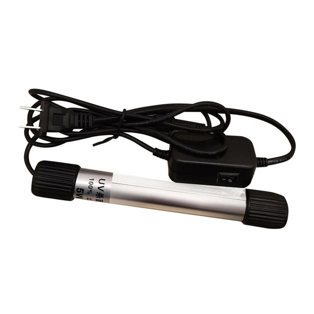 5W UVC Germicidal Sterilization CFL Ozone Lamp Bulb UV Led Sterilizer Ultraviolet Light CN Plug 220V for Phone Mask Cleaning