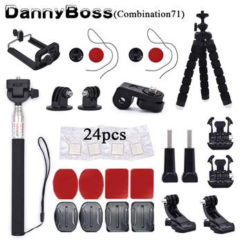 

for Gopro Accessories Set Octopus Tripod for go pro hero 7 6 5 4 3 for Eken h8r for xiaomi for yi sport camera accessories