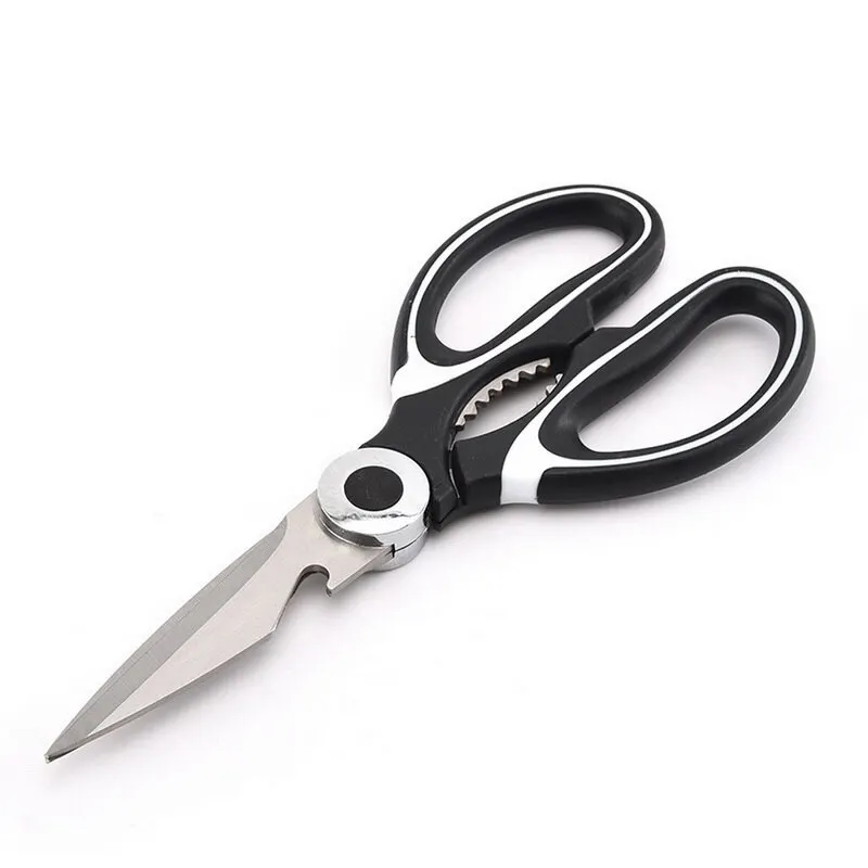 1PC Kitchen Scissors Stainless Steel Food Shears for Meat Vegetables Herb Chicken Scissors Multifunctional Kitchen Tool