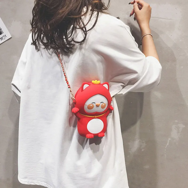 

New Arrival Women's Bags Cute Cartoon Cellphone Bag Versatile Crossbody Bag Soft Adorable Shoulder Bags Large Capacity Handbags