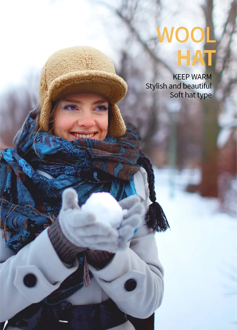 NatureHike уличная шерстяная шапка с наушниками бейсболка зимняя шапка для кемпинга походов для охоты и лыжных прогулок