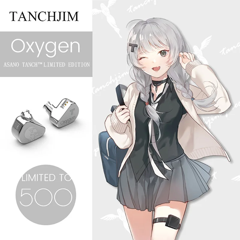 

TANCHJIM Oxygen Asano TANCH™ Limited Edition Dynamic 3.5mm Line Type In ear HiFi Earphones