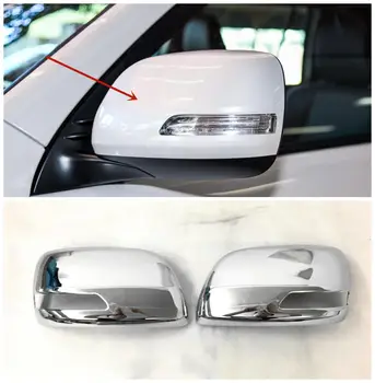 

ABS Plastic Side Door Rearview Mirror Cover Car Accessories 2PCS For Toyota Prado FJ150 FJ 150 2010 2011 2012 2013 2014 - 2018