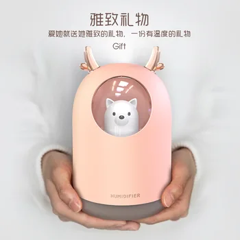 

New Style Cute Pet USB Bear Humidifier Desktop Household Bedroom Living Room Mini Car Mounted Small Atomizing Humidifier Humidif