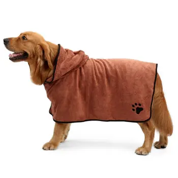 

Skin-friendly Quick Drying Soggy Doggy Bath Towel Super Shammy Absorbent Washable Hand Pocket Clean Dog Towel