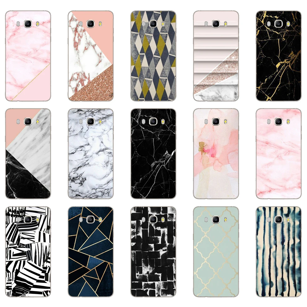 32DD gold marble collage fashion Cover Soft Silicone Case for Samsung Galaxy a3 a5 2017 A6 A8 2018 j3 j5 j7 2016 | Мобильные