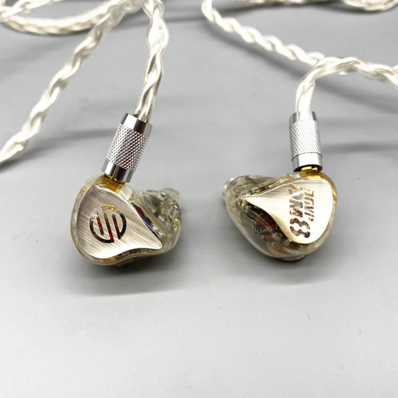 BGVP DM8 Knoweles Sonion 8 BA In Ear HIFI шумоподавление MMCX сменный кабель 2 5 мм лихорадка