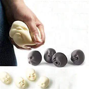 

Novelty Face Doll Gift Antistress Ball Toy Human Face Emotion Vent Ball Resin Relax Doll Adult Stress Relieve Novelty Toys Gift