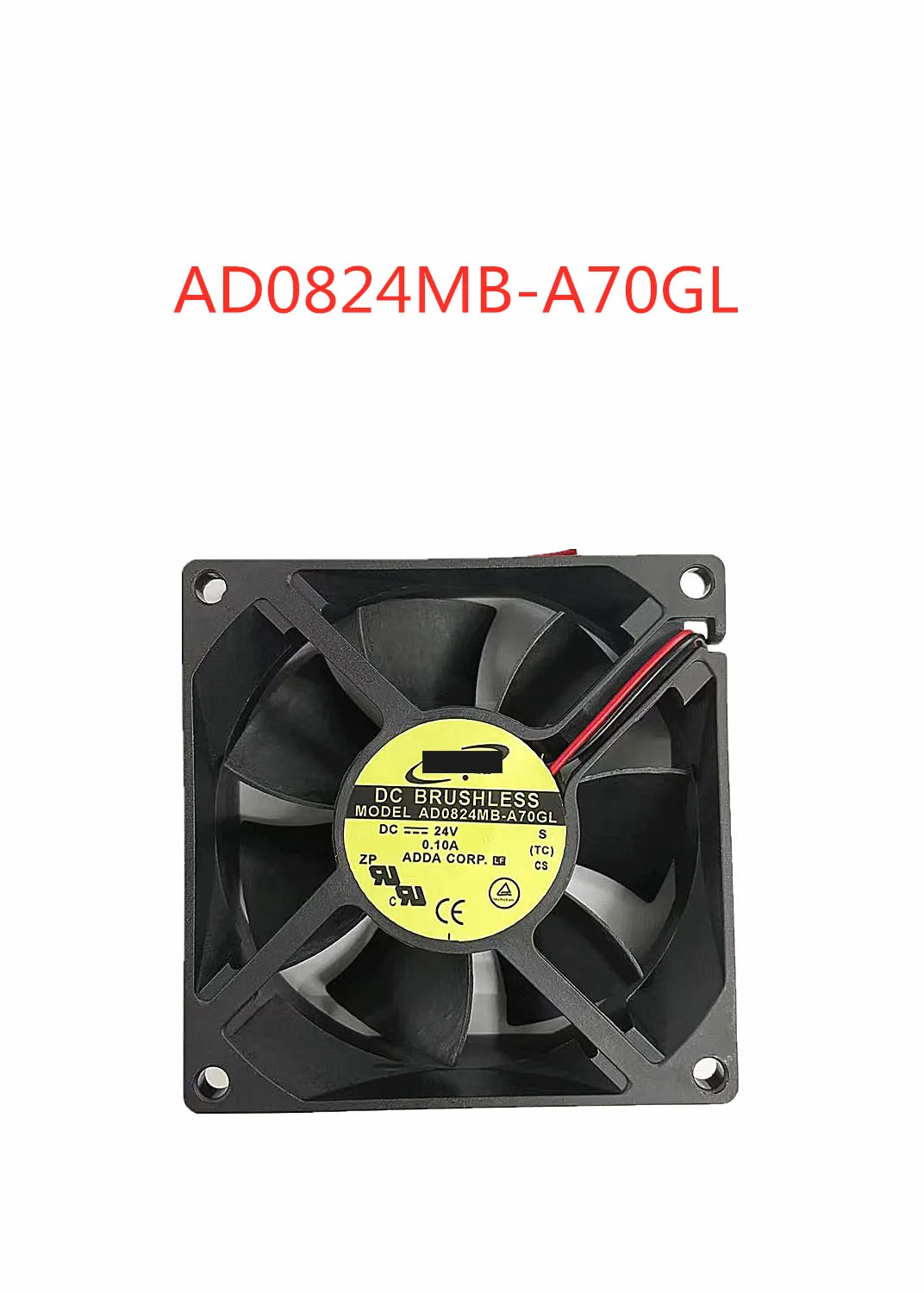 Для ADDA AD0824MB-A70GL DC 24V 0.10A 80X80X25mm 2-провод Сервер вентилятор охлаждения | Электроника