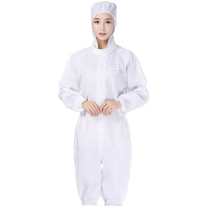 

Polyester Protective Suit For Doctors Antistatic Dust-Proof Uniform Painting Coverall Work-Wear Clothing PVC Fast Delivery